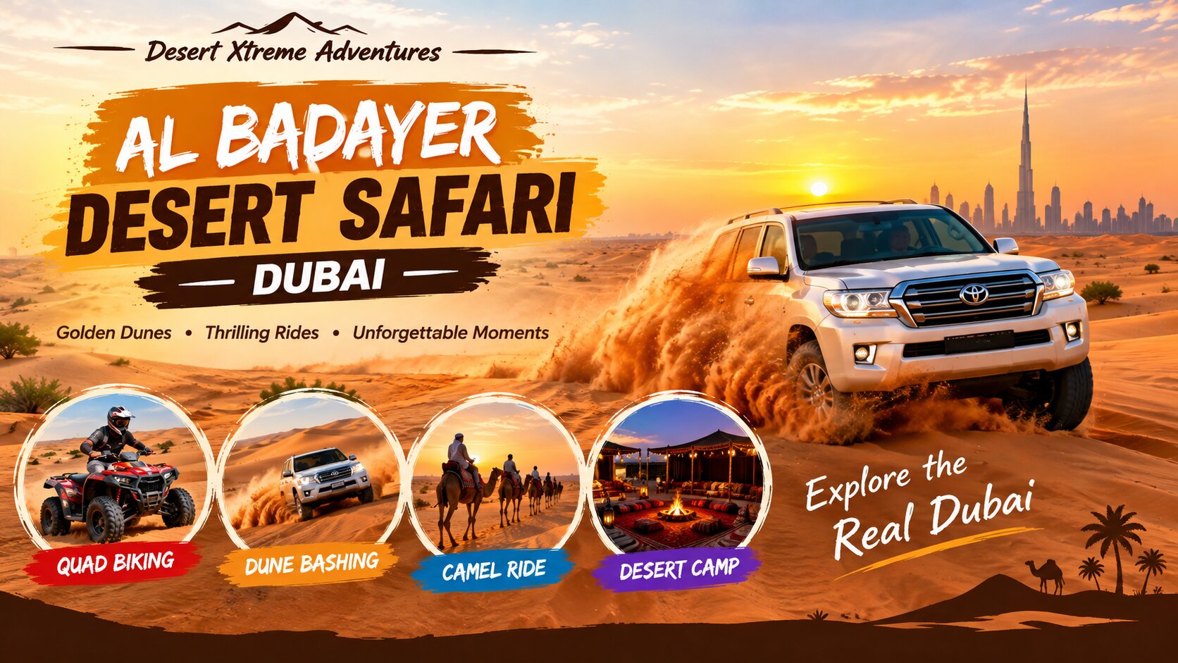 Al Badayer Desert Safari Dubai - Red Dunes Adventures
