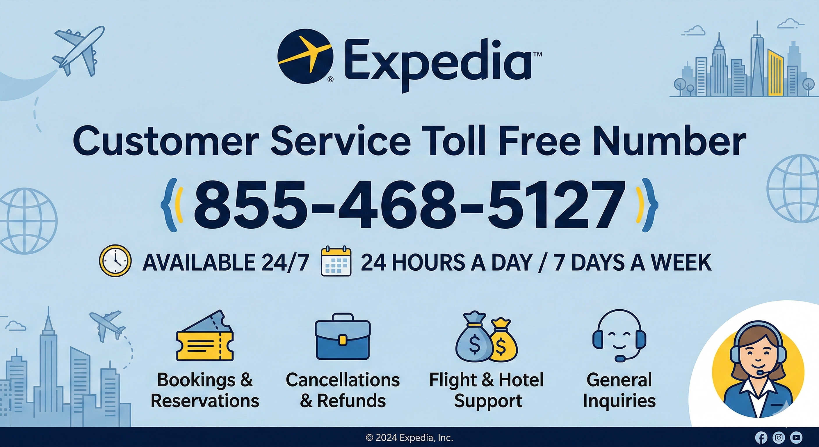 Expedia Customer Service Complete Guide = Step-by-Step Help & Support 24/7 Expedia