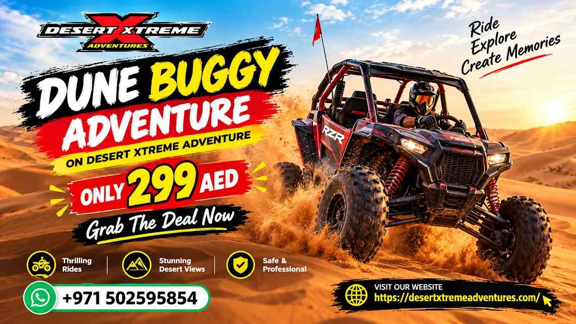 Morning Desert Safari Dubai – Adventure from AED 60