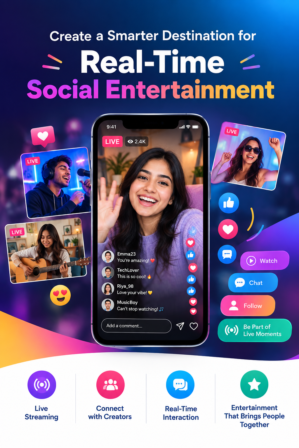 Create a Smarter Destination for Real-Time Social Entertainment