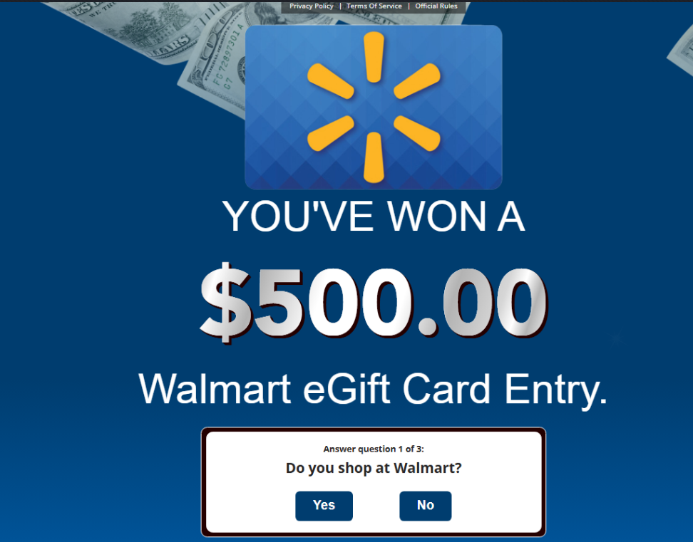 Get $500 to Spend at Walmart