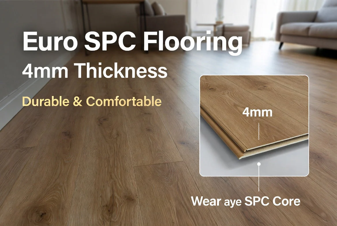 Stylish SPC Flooring for Living Rooms – Euro SPC Collection