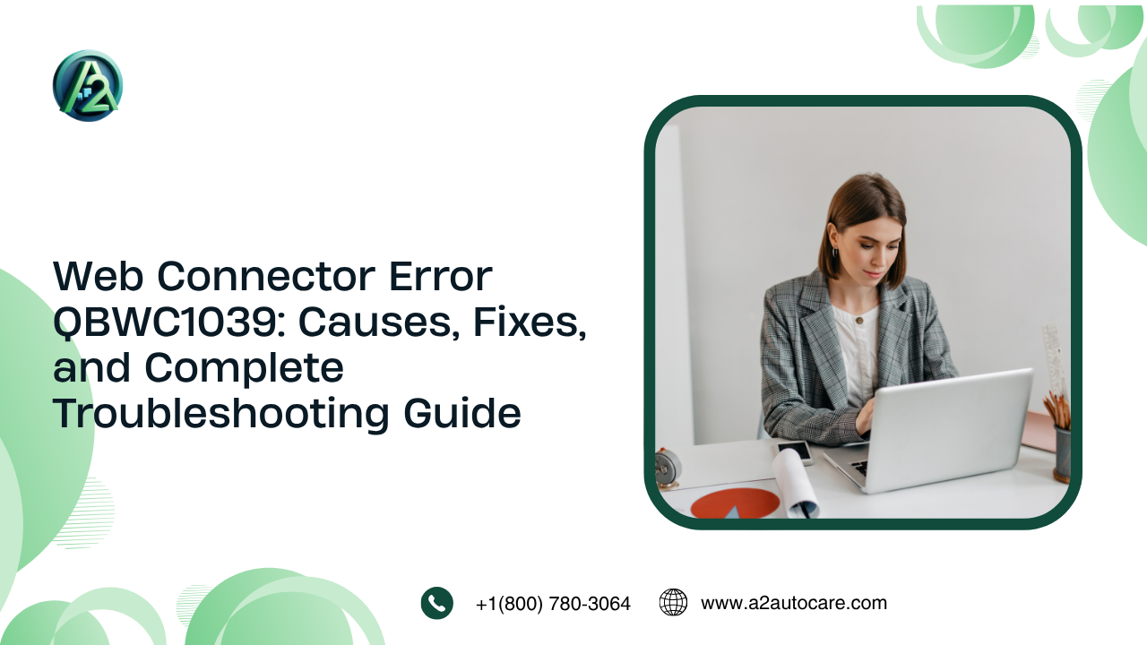 Web Connector Error QBWC1039 Slowing Accounting Operations