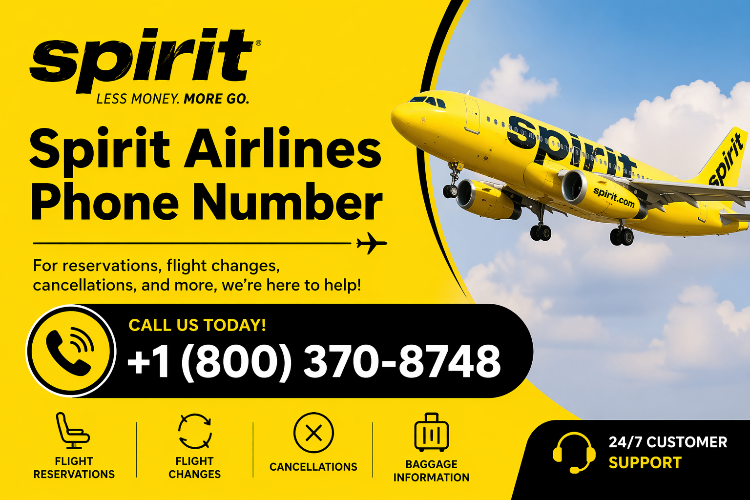 Spirit Airlines phone number
