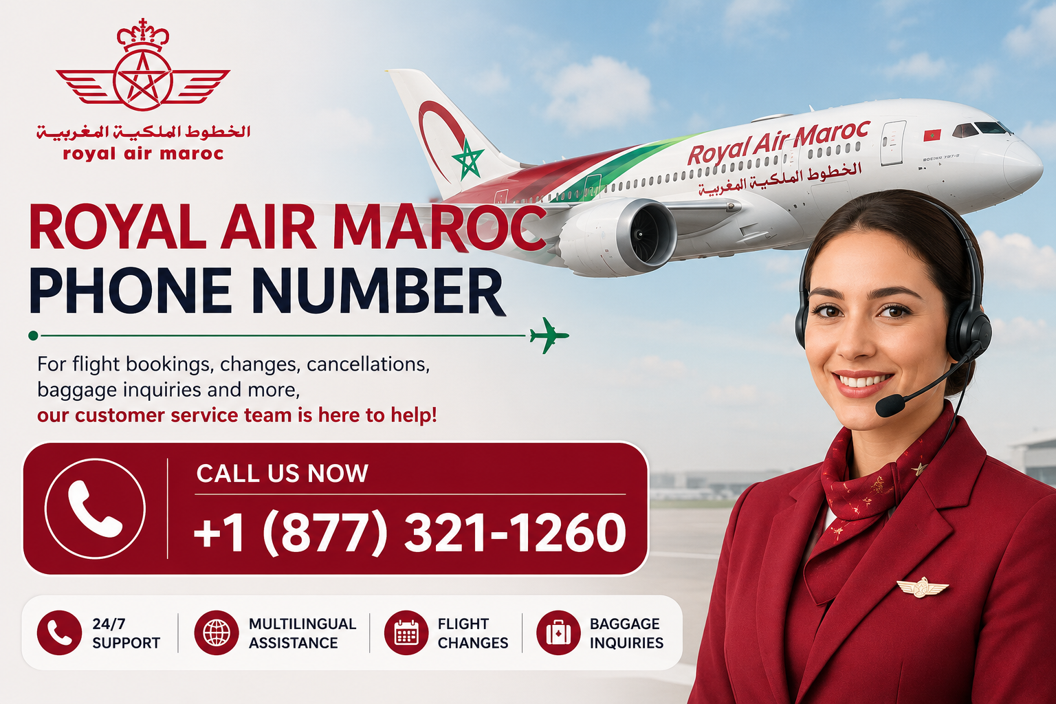 Speak to a Live Person at Royal Air Maroc