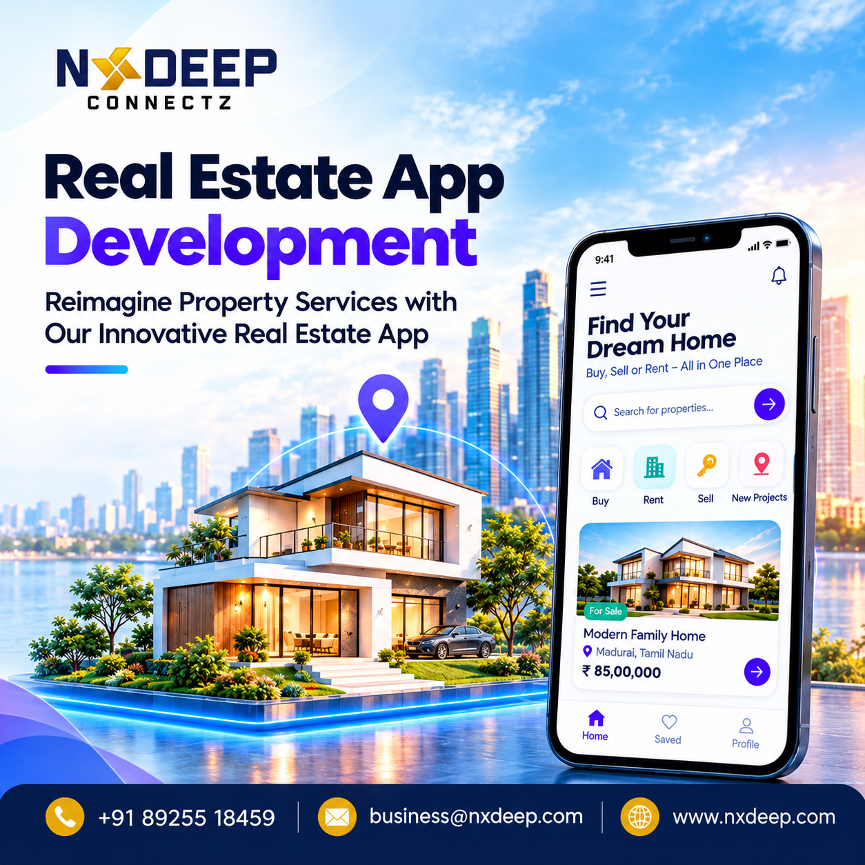 Build Your Digital Presence with Real Estate App Development Services
