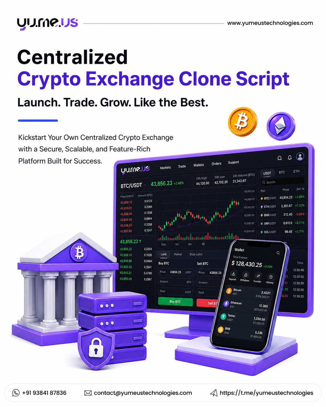 Create a Centralized Crypto Exchange With Clone Scripts