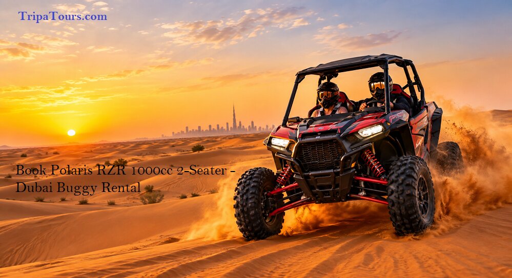 Polaris RZR 1000cc 2-Seater Buggy Ride Dubai